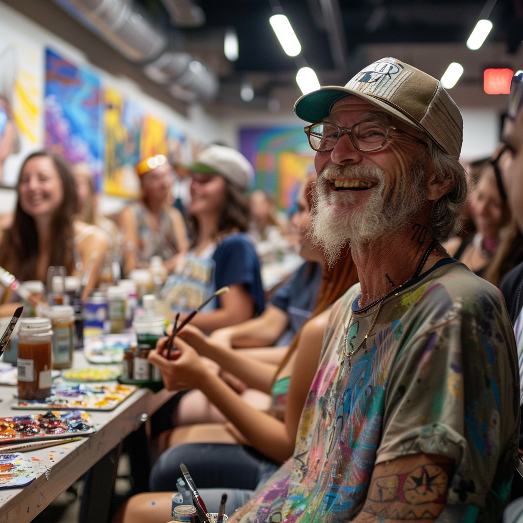 Stoner Valentines: A Stoner Girl's Guide to Stress-Free Love 9 cannabis-painting