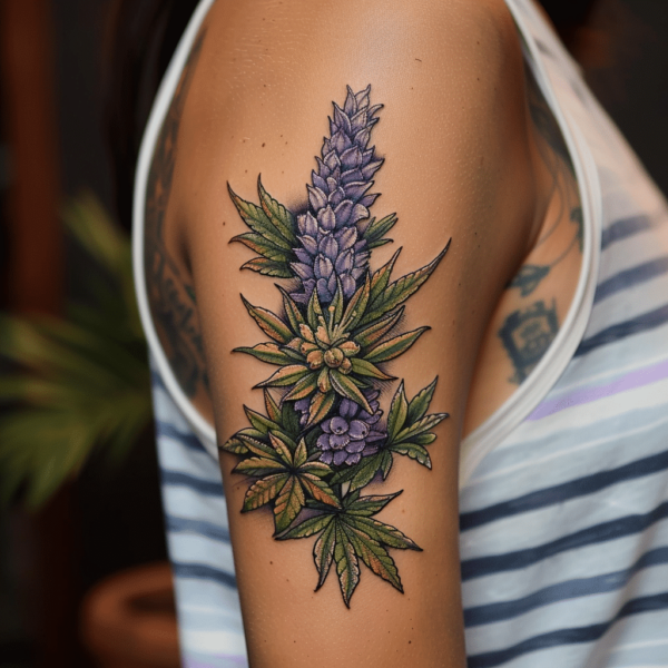 50 Mind-Blowing Weed Tattoo Ideas That Every Stoner Will Love