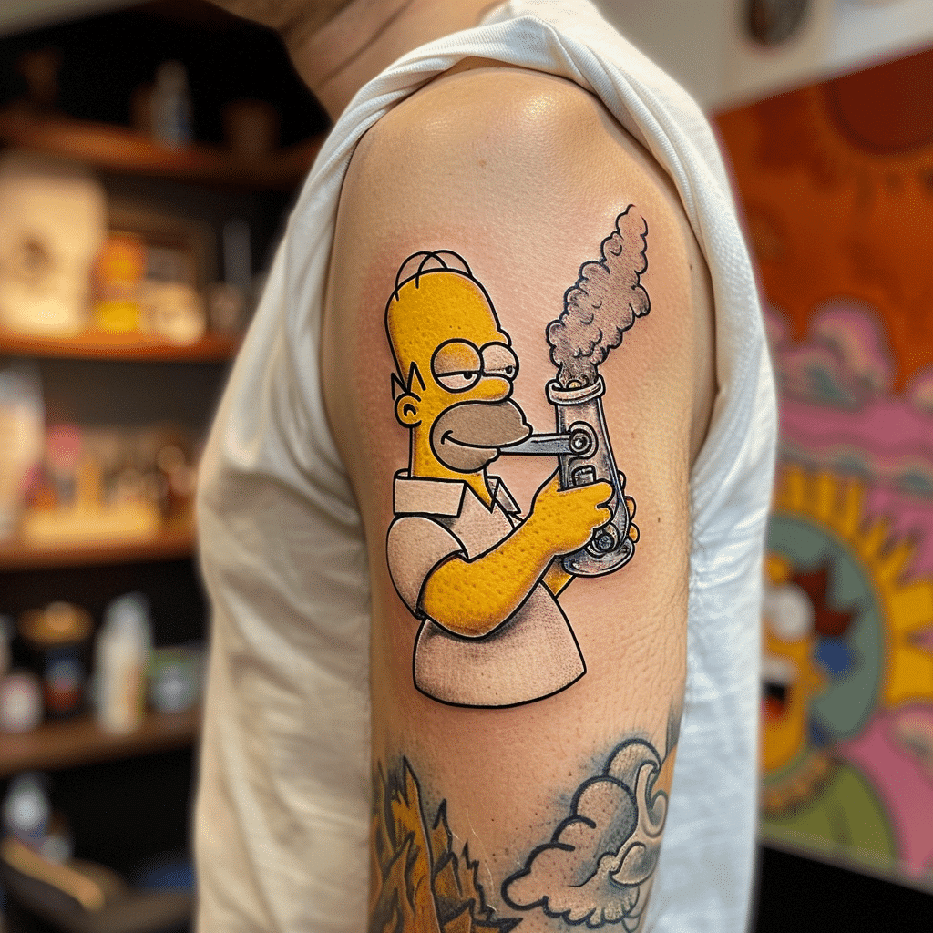 Homer bong tats are amazing