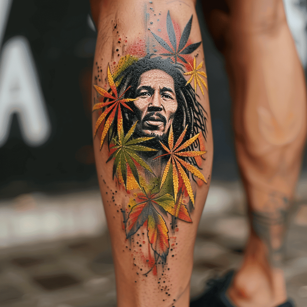 Bob Marley (RIP) tattoo