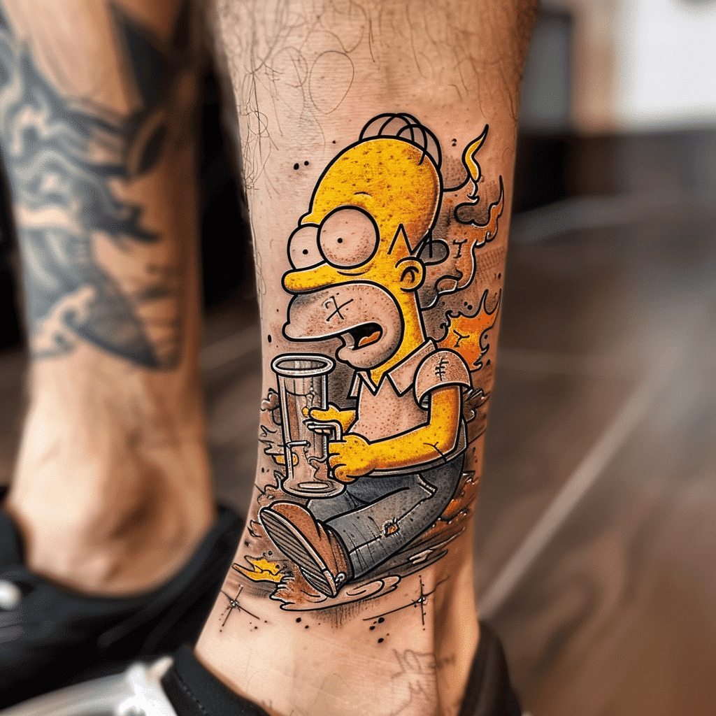 Ankle tattoos like this are works of art.
