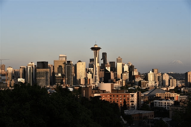 420 Friendly Cities You Need to Visit in 2024 6 space needle, seattle, sunset