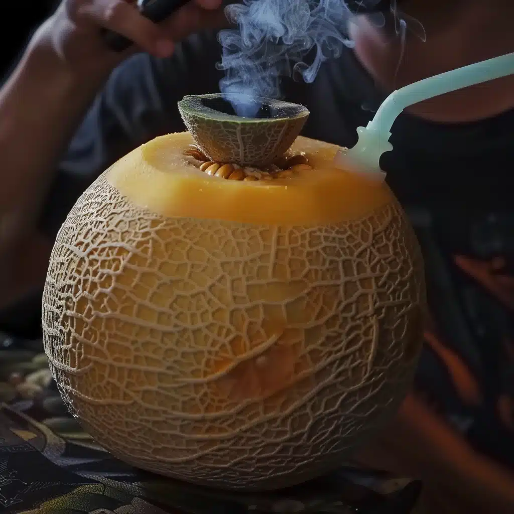 Top 10 Crazy Cool Low-Tech DIY Bongs You Can Make at Home 5 cantaloupe-bong
