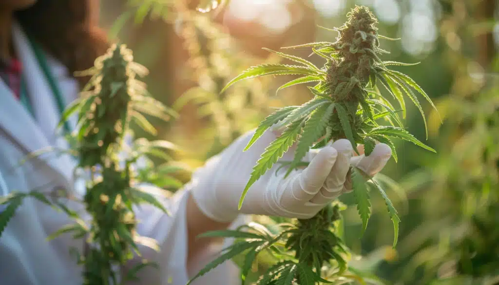 Top 22 Medical Cannabis Strains for Therapeutic Benefits 4 worker-medical-cannabis-blue-hill-farms